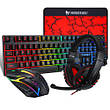 Ігровий комплект з клавіатурою RGB зі світлодіодною підсвіткою, мишею, набором для навушників, прокладкою TF800, фото 7