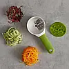 Тертка-спіралайзер (спиральна) Joseph Joseph SpiroGo Compact Hand-held Spiralizer, Терка-салатниця, фото 9