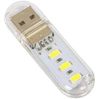 USB LED лампа В Powerbanka, ноутбук USB Stick Light 5V 3 SMD