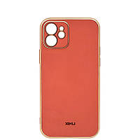 Чехол 6D Plating для Apple iPhone 12 Hawthorn Red