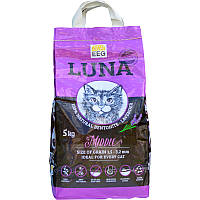 Бентонитовый (глиняный) наполнитель для кошачьего туалета Luna Middle с ароматом Лаванды 5 кг Акция