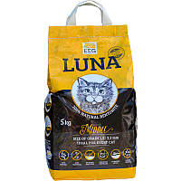 Бентонитовый (глиняный) наполнитель для кошачьего туалета Luna Middle 5 кг Акция