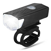 Передня велосипедна лампа XME CREE 3W, 300LM LED, 3 режими освітлення, батарея 800 мА·год BL058