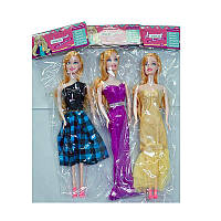 Кукла типа Барби арт. 2944A-65 3 вида, в платье пакет 29 смсм TZP108