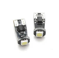 Світлодіодна автомобільна лампочка W5W T10 1 SMD 5050 CAN BUS