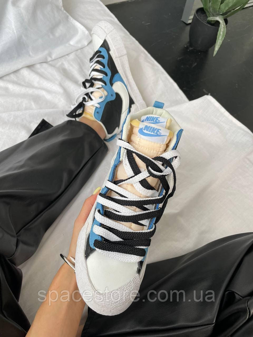 NIKE BLAZER x SACAI BLACK LEGEND BLUE
