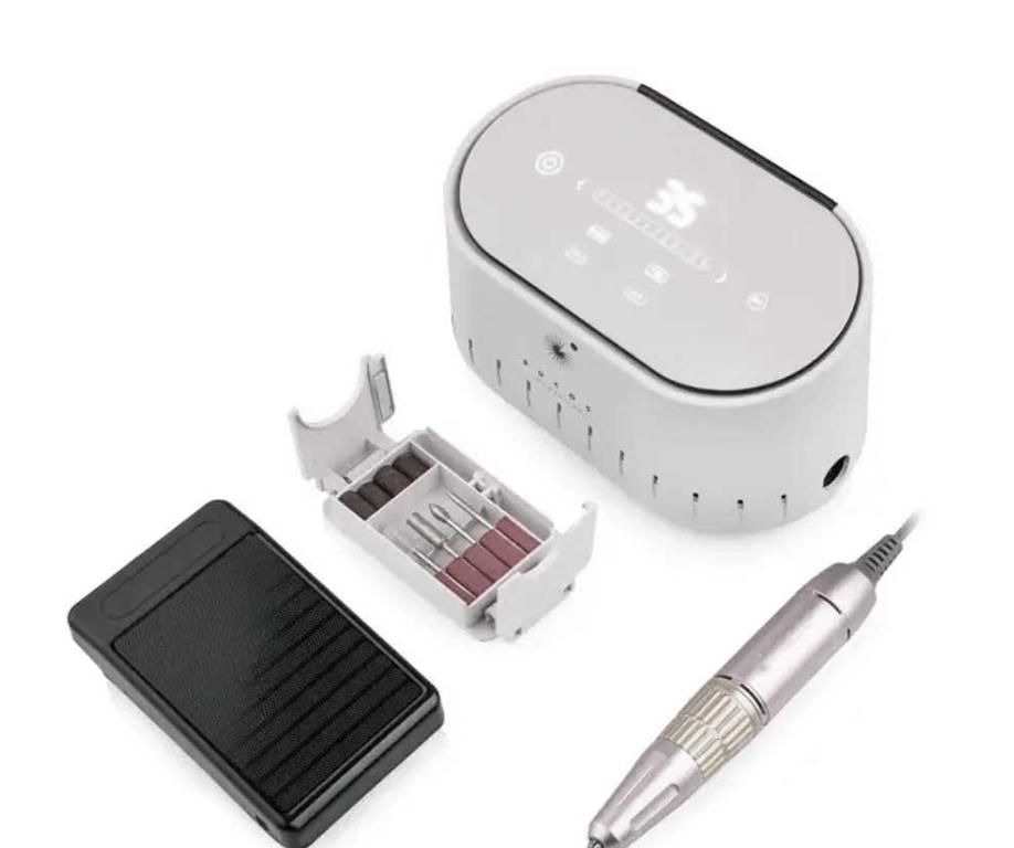 Фрезер для манікюру BUCOS Nail Drill Х3 PRO WHITE PEARL, білий