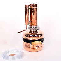 Апарат мідний Фенікс на 5 л колона 4" для гідролатів Copper Pro
