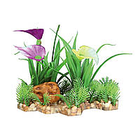 Декорація для акваріума Trixie рослини на підставці 13 см (пластик) Акція
