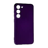 TPU чехол Case Smitt накладка бампер для Samsung Galaxy S23 (на самсунг с23) фиолетовый