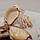 Срібний гарнітур  каблучка та сережки Нескінченність з золотими пластинами та цирконами, фото 8