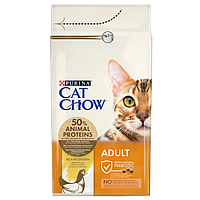 Purina Cat Chow Adult Chicken 15 кг корм для котов курица Пурина Кет Чау