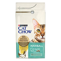 Purina Cat Chow Hairball Chicken 1,5 кг корм для котов Пурина Кет Чау Хейрбол Purina Cat Chow Hairball