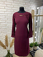Стильное женское платье, ткань "Креп Дайвинг" 56, 58 размер 56