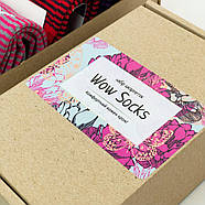 Подарункова коробка для шкарпеток "Квіти" (17*11*6 см), фото 2