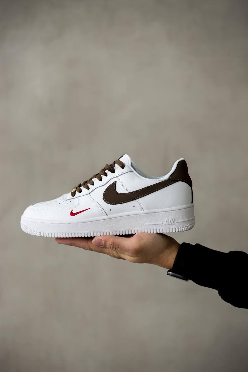 Кросівки чоловічі білі Nike Air Force 1 Low ‘07 Essenti “mocco ” (11050)