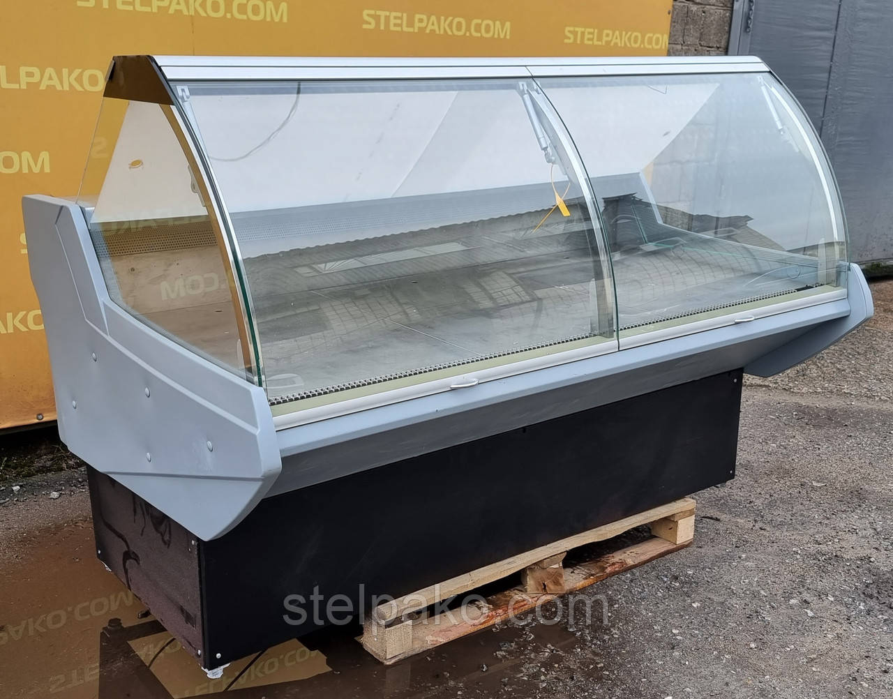 Холодильна гастрономічна вітрина «Технохолод Каліфорнія» 1.9 м., (Україна), широка викладка 90 см., Б/у, фото 1