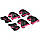 Комплект захисний SportVida SV-KY0006-L Size L Black/Pink, фото 4