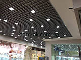 Комплект LED світильників для стелі грильято пірамідальний 150х150 мм/2штуки 36 Вт, фото 4