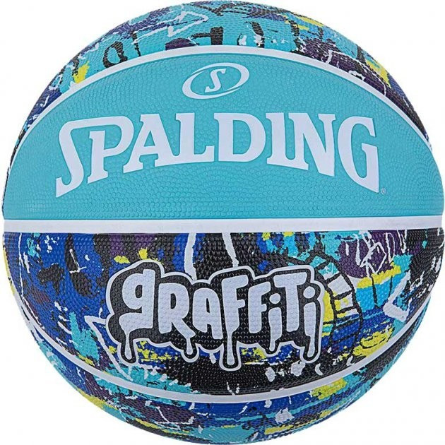 М'яч баскетбольний SPALDING GRAFFITI Multicolor Size 7, фото 1
