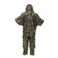 Набір пончо та штани Helikon-Tex LEAF GHILLIE US Woodland