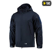 Куртка тактическая M-Tac Soft Shell Dark Navy Blue 20201015