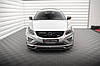 Сплітер Volvo XC60 R-Design (13-17) тюнінг обвіс губа спідниця елерон, фото 4