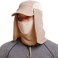 Тактическая кепка с защитой шеи от солнца армейская, бейсболка ARCTERYX TY-1625: Gsport Хаки
