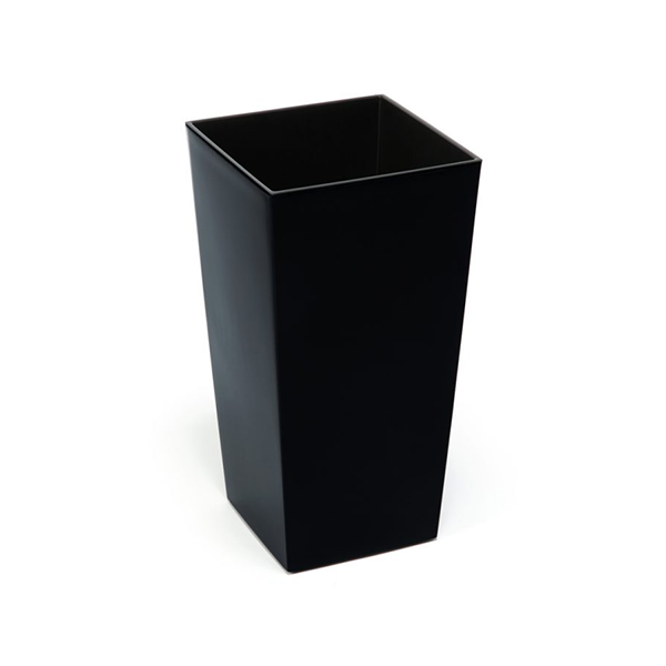 Горщик Фінезія з вкладом Чорний 30х30 см, фото 1