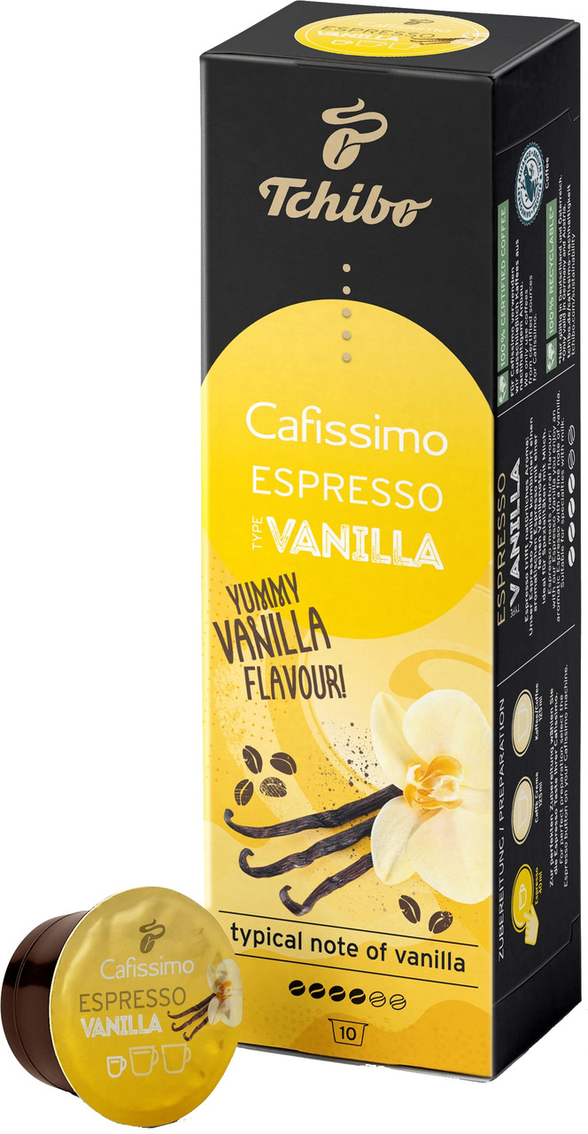 Кава в капсулах Cafissimo Caffitaly Espresso Vanilla 10 шт Німеччина Чибо Ваніль