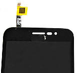 Модуль (дисплей+сенсор) для Asus ZenFone Go (ZB500KG) чорний, фото 6