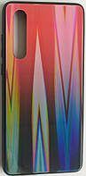 Силиконовый чехол "Стеклянный Shine Gradient" Huawei P30 (Ruby Red) №16