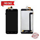 Модуль (дисплей+сенсор) для Oukitel U7 Pro/BRAVIS Atlas A551 Dual SIM чорний