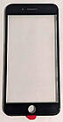 Скло дисплея (Lens) для IPhone 8 Plus з рамкою та з ОСА-плівкою Black