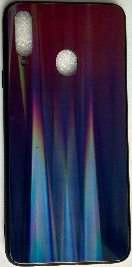 Силіконовий чохол "Скляний Shine Gradient" Samsung A207/A20S (Violet Barca) #8, фото 1