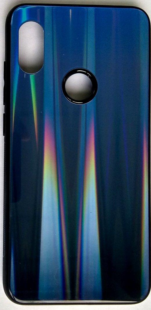 Силіконовий чохол "Скляний Shine Gradient" Xiaomi Redmi Note 6/Note 6 Pro (Deep blue) #10, фото 1