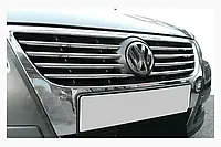 Volkswagen Passat B6 2006-2012 хром накладки на решетку радиатора
