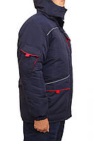 Куртка робоча утеплена Free Work Спецназ темно-синя S 44-46/5-6 (Sp000056701), фото 4
