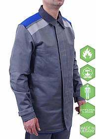 Куртка зварювальника Free Work Fenix сіра S 44-46/3-4 (Sp000061371)