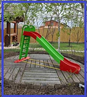 Велика ігрова пластикова гірка для дітей 240 см Долоні, Дитяча похила гірка спуск для дому, двора horosho