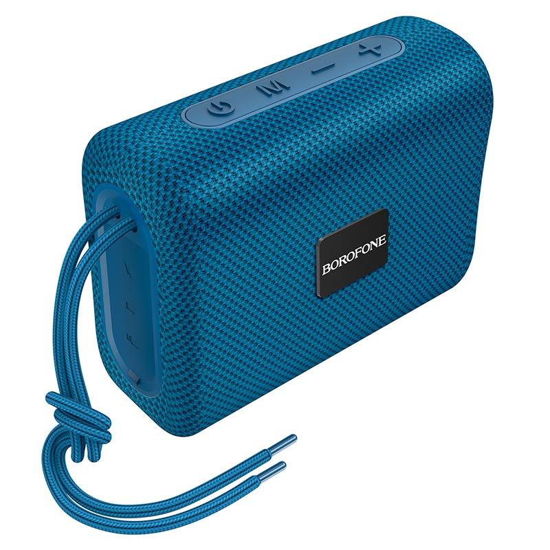 Портативна блютуз колонка BOROFONE BR18 | AUX, SD-card, Bluetooth, USB, FM-Radio| Синій