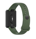 Силіконовий ремінець для Redmi Smart Band Pro Dark Green Темно-зелений, фото 2