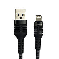 Кабель Mibrand MI-13 Feng World Charging Line USB for Lightning 2A 1m Black/Grey (MIDC/13LBG)