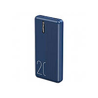 Внешний аккумулятор REMAX Landon Series 2.1A Power Bank 20000mAh Blue (RPP-296)