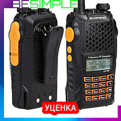 УЦІНКА! Рація портативна Baofeng UV-6R (1800 мАг) / Військова радіостанція до 10 км / Портативна рація