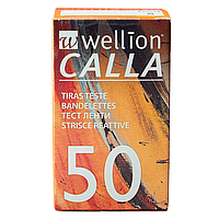Тест-полоски Веллион Калла (Wellion Calla) 50 шт.