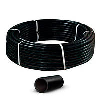 Труба поліетиленова 16 водопровідна чорна технічна (100/200м бухта)