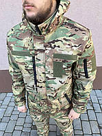 Тактическая куртка soft shell демисезон, армейская куртка тактическая мульти софтшелл, военная весенняя куртка
