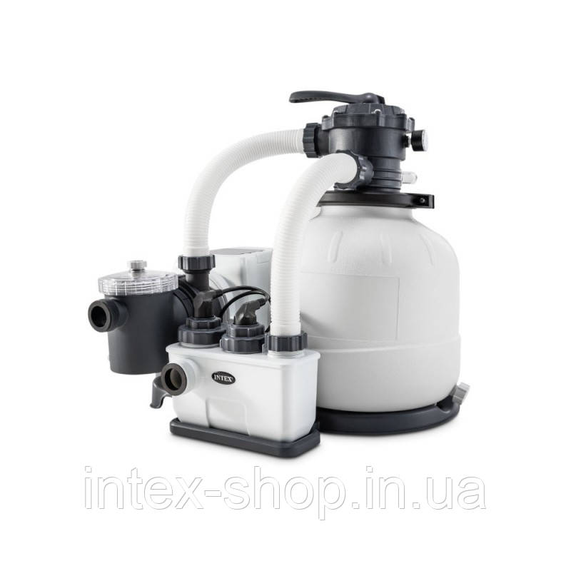 Пісочний насос з хлоргенератором Intex 26680, (10 000 л/год, хлор 11 г/год)
