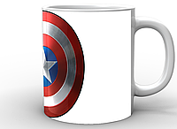 Кружка GeekLand Капитан Америка Captain America щит CA.02.009 ТТ